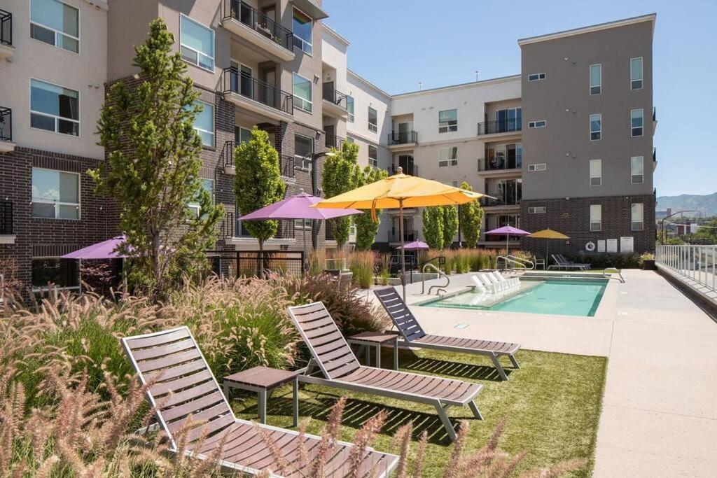 Downtown Walking Oasis With King Bd And City View Salt Lake City Exteriör bild